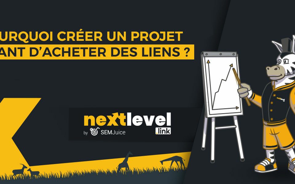 Pourquoi créer un projet avant d'acheter des liens sur NL ?