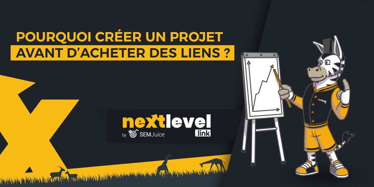 Pourquoi créer un projet avant d'acheter des liens sur NL ?